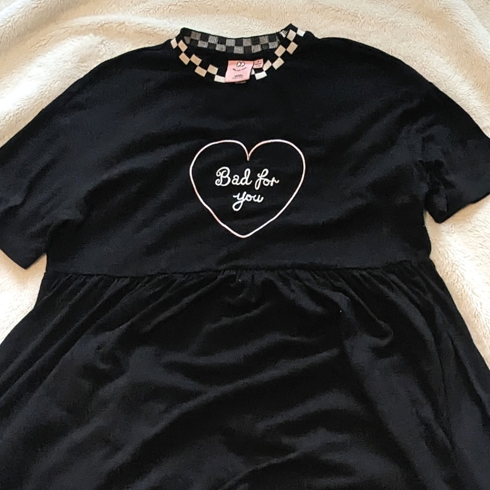 Lazy Oaf x Vans "Bad For You" Babydoll dress